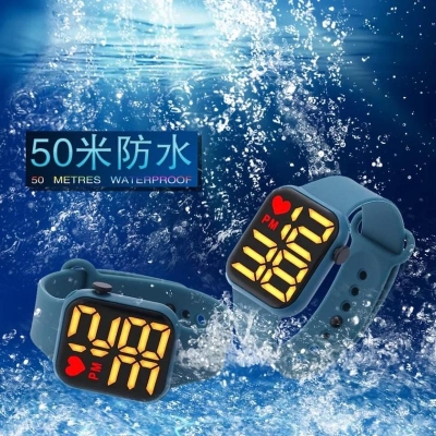 Picture of Versatile -Sports Waterproff Simple Silicon Electronic Clock for Men 2021 Digital Watch Waterproof 30m Fashion Men's Clock- Avant-garde