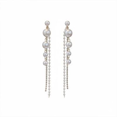 Picture of Big Pearl Dangle Earrings For Women
