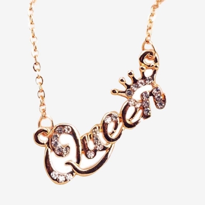 Picture of Luxury  -Color Queen Crown Chain Necklace