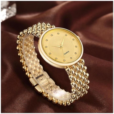 Picture of Stainless Steel Ladies Casual Quartz Watch Women Watches-3221