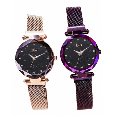 Picture of Fashion Watch Stainless Steel Mesh Band Men's Quartz Wristwatch Water Resistant Casual Style