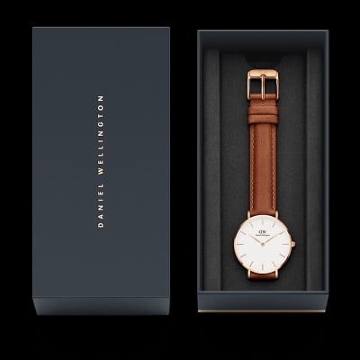 Picture of Classic Petite Analog White Dial Watch