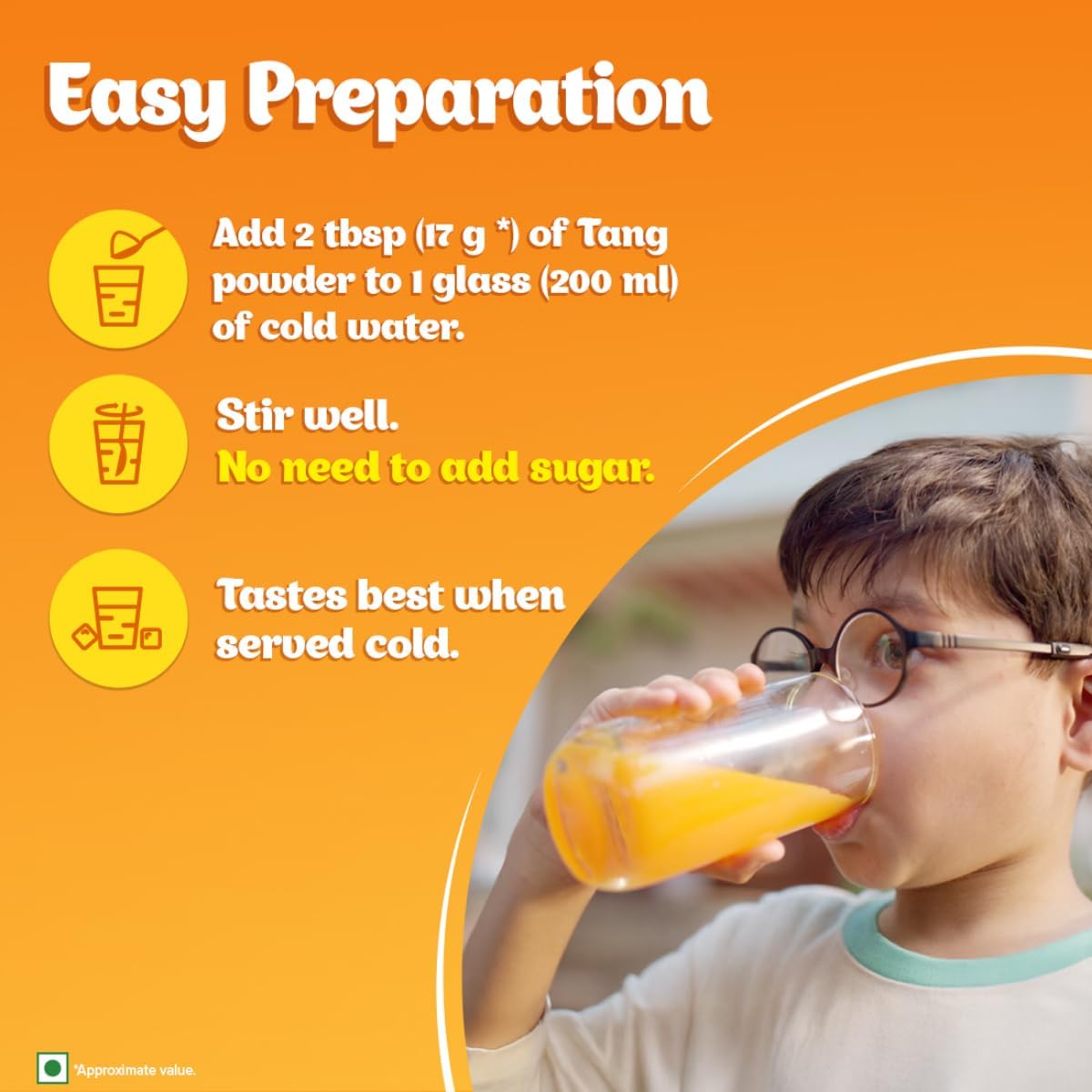Picture of Tang Mango & Tang Lemon Flavoured Drink Mix with Vitamin C, D & Zinc, (1kg), Resealable Pouch | Imported From UAE