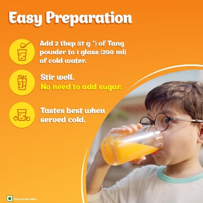 Picture of Tang Mango & Tang Lemon Flavoured Drink Mix with Vitamin C, D & Zinc, (1kg), Resealable Pouch | Imported From UAE