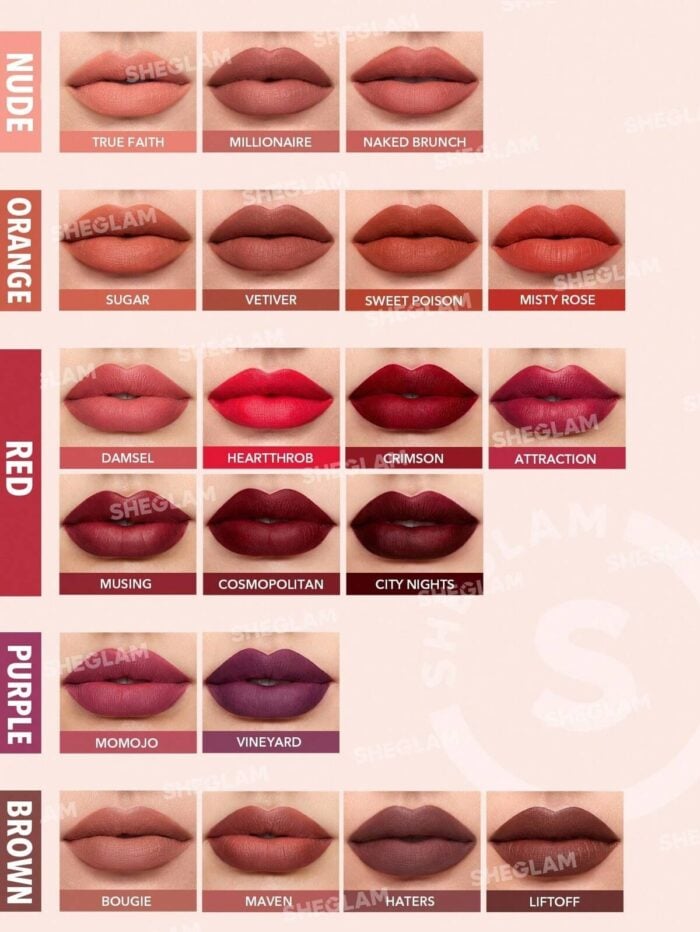 Picture of Misty Rose Sheglam Matte Allure Liquid Lipstick
