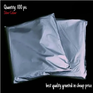 Picture of 50 pcs Courier / Shipping / Bag / poly Bag / Parcel poly Bag/ (Silver)-(6*8+2)