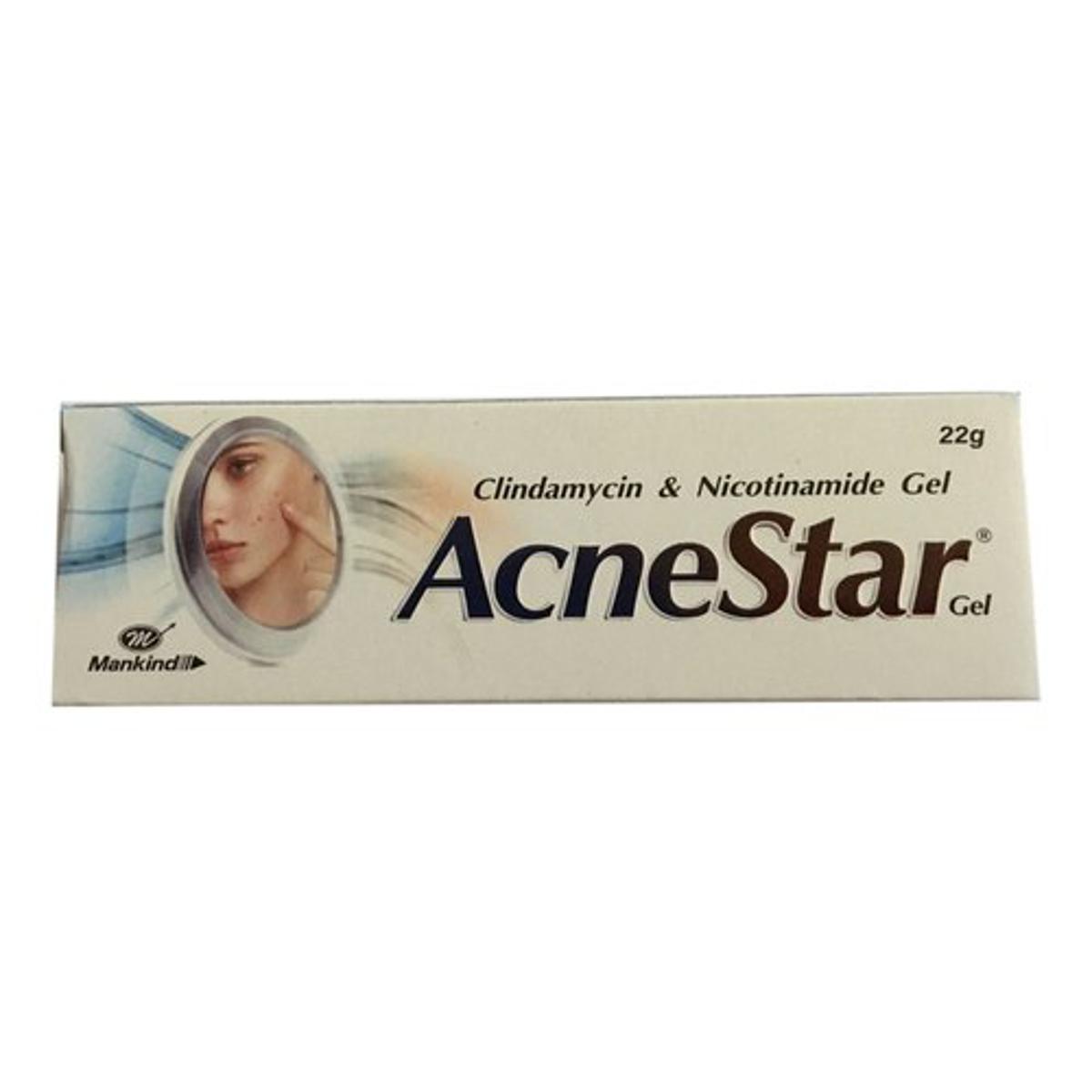 Picture of AcneStar Clindamycin and Nicotinamide Gel - 22gm