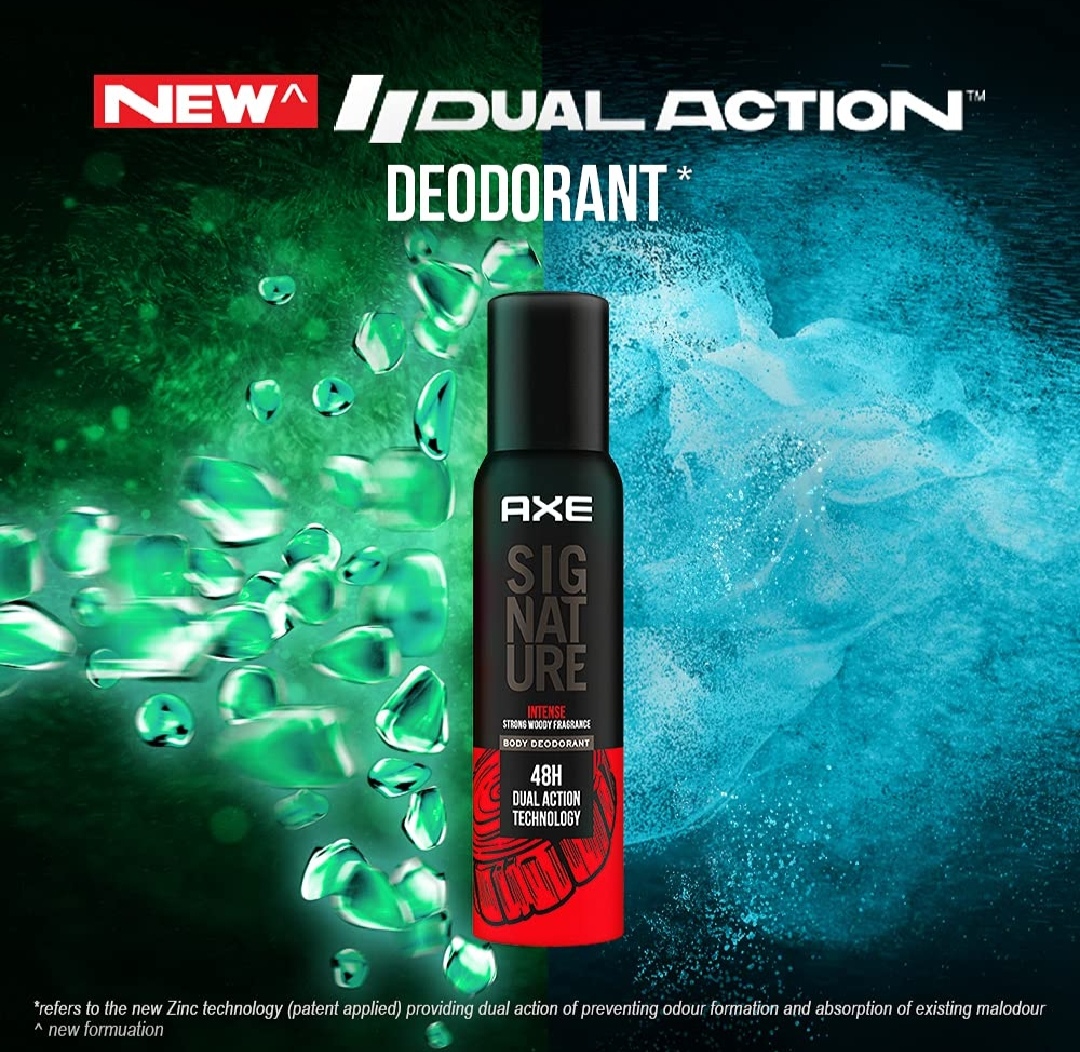 Picture of Ax e Signature Intense No Gas Body Deodorant Body Spray For Men 122ml