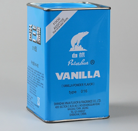 Picture of Vanilla Powder Food Additive Chemical Product Polar Bear Brand 454g