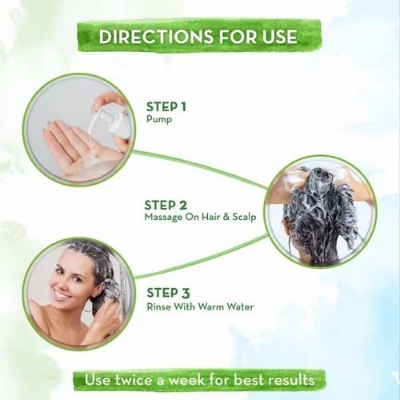 Picture of Mamaearth Onion Shampoo with Onion & Plant Keratin for Hair Fall Control 650ml