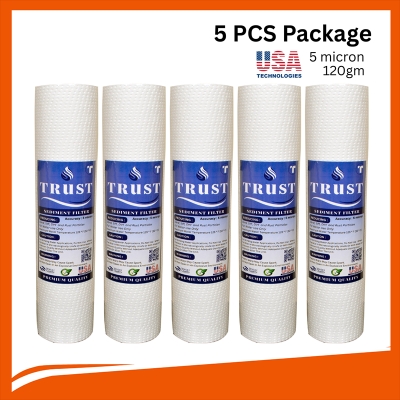 Picture of Trust PP Water Filter Pp - 05 Pcs-5 Micron