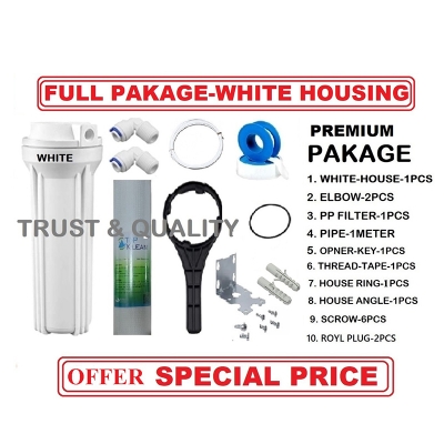 Picture of Water Filter Housing 10" White COLOUR FULL PAkage