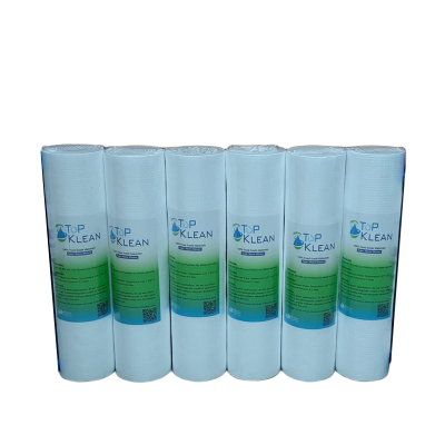 Picture of Sediment Filter PP -6 Pcs, CTO Net Carbon-1 Pcs, UDF Box Carbox-1 Pcs (8 Pcs Package) TOP KLAN BRAND