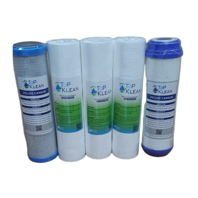 Picture of Sediment Filter PP -3 Pcs, CTO Net Carbon-1 Pcs, UDF Box Carbox-1 Pcs (5 Pcs Package)
