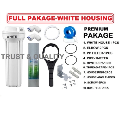 Picture of Water Filter Housing 10" White COLOUR FULL PAkage PRIMUM
