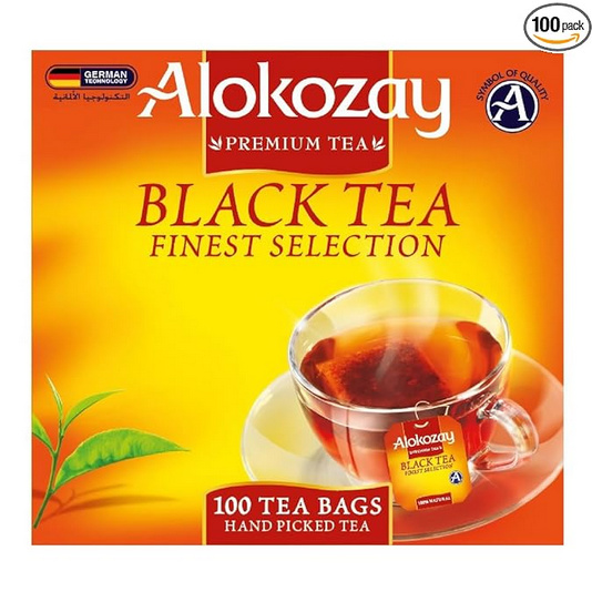 Picture of Alokozay Black Tea Finest Selection 100 Tea Bags, 200g