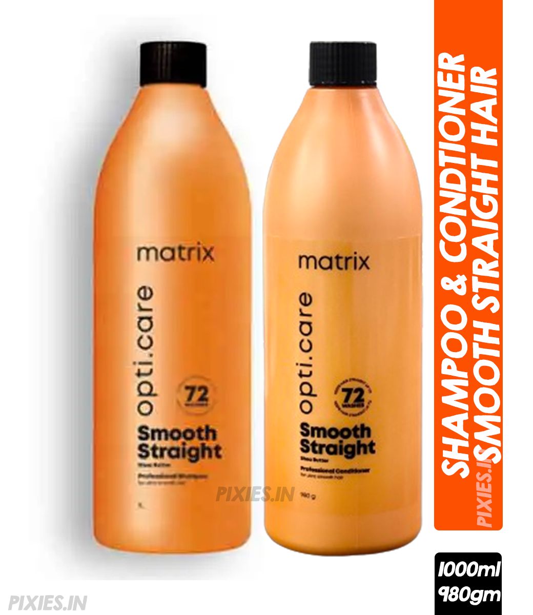 Picture of Matri,x Opti.Care Professional Shampoo & Conditioner for Frizzy Hair with Shea Butter Upto 4 Days Frizz Control (1000m + 980gm)