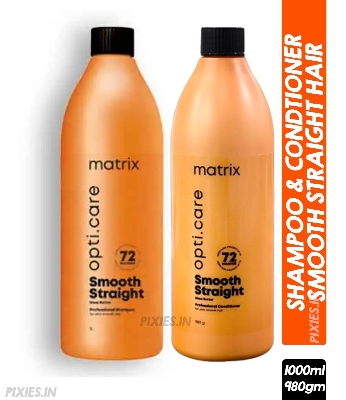 Picture of Matri,x Opti.Care Professional Shampoo & Conditioner for Frizzy Hair with Shea Butter Upto 4 Days Frizz Control (1000m + 980gm)