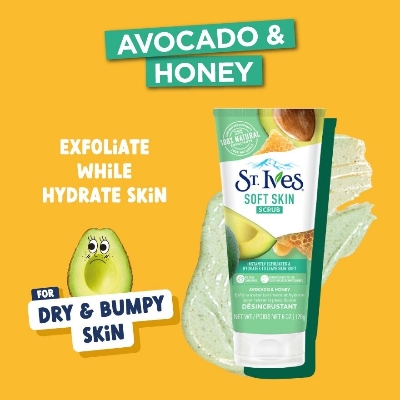 Picture of International USA product ST Ives Soft Skin face scrub - 170 GM