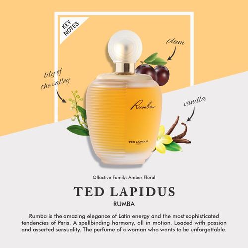 Picture of International UAE product Body perfume Rumba By Ted Lapidus for women -100 ml