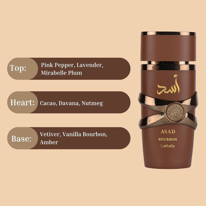 Picture of Lattafa Asad Bourbon EDP for Unisex,100ml