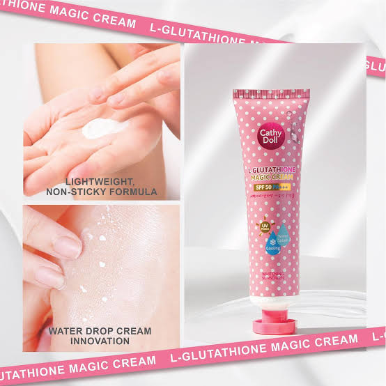 Picture of Cathy Doll SPF 50 Whitening Sunscreen L-glutathione Magic Cream ...60ml