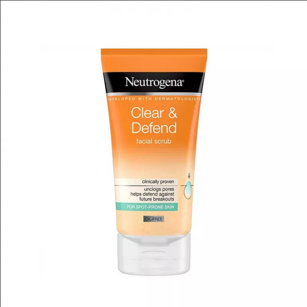 Picture of Neutrogena Clear And Defend Facial Scrub-150ml