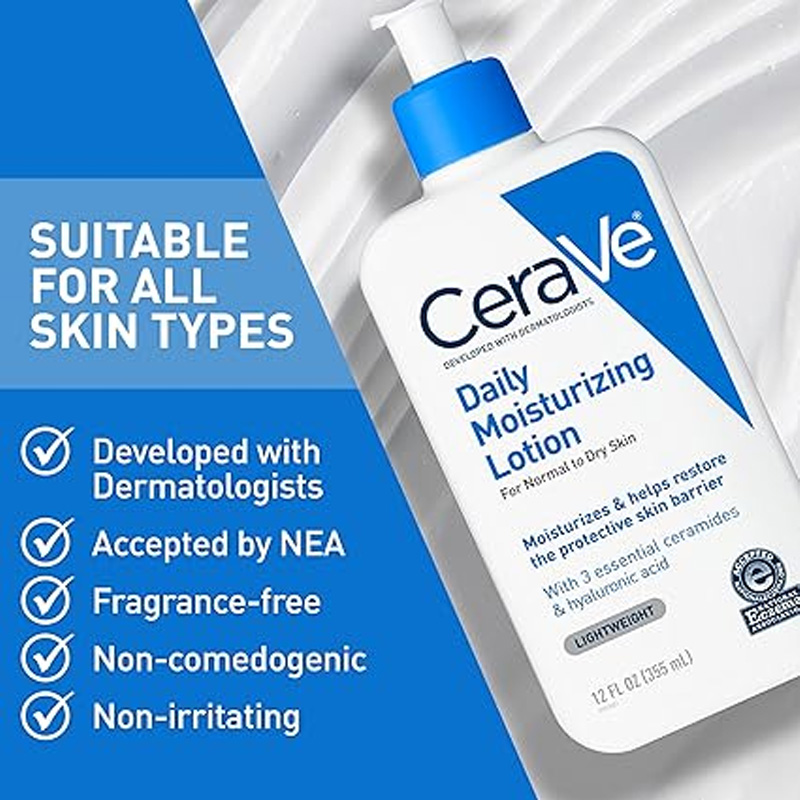 Picture of Cerave Daily Moisturizing Lotion for Normal to Dry Skin 355ml
