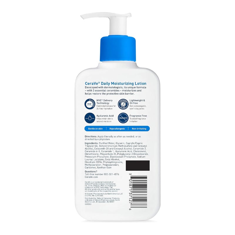 Picture of Cerave Daily Moisturizing Lotion For Normal to Dry Skin 237ml