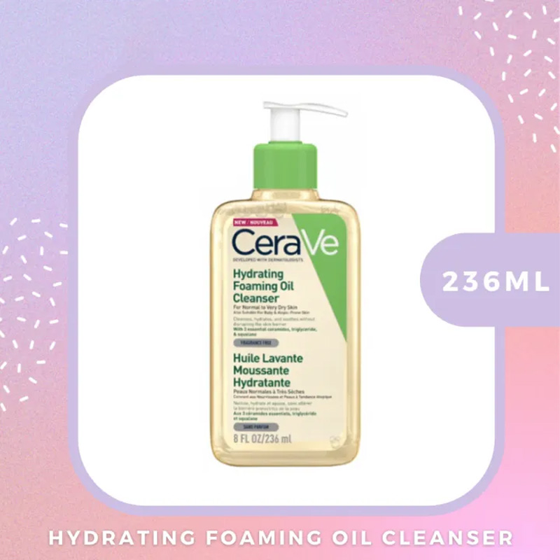 Picture of Cerave Hydrating Foaming Oil Cleanser for Normal to Very Dry Skin 473ml