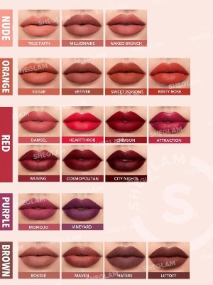 Picture of Sugar Sheglam Matte Allure Liquid Lipstick