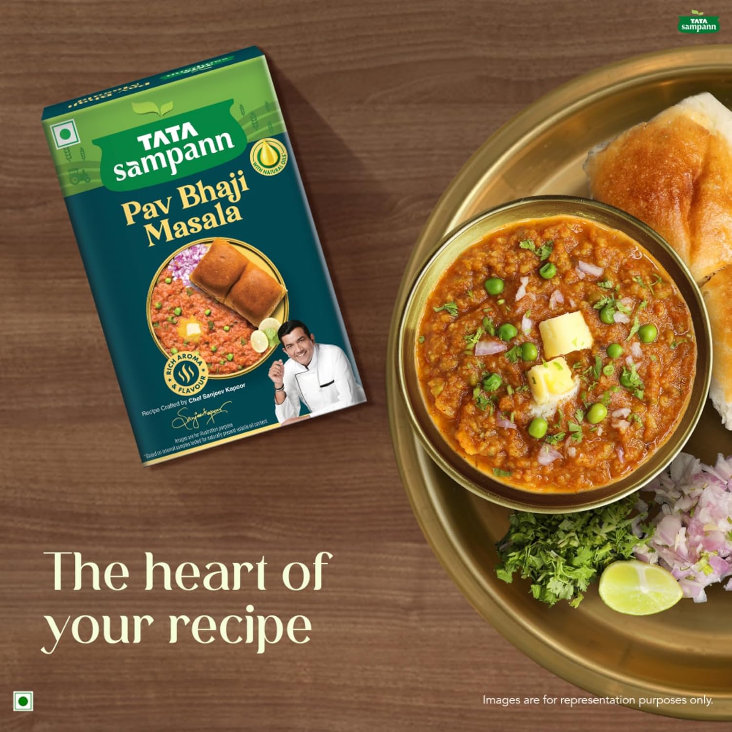Picture of Tata sampan  pav bhaji masala