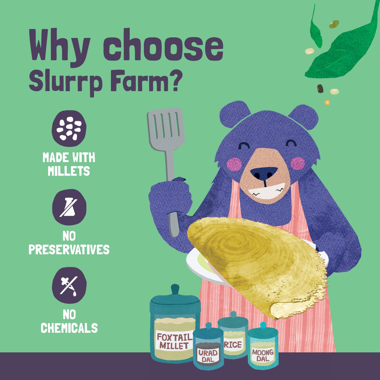 Picture of Slurrp farm millet dosa-spinach