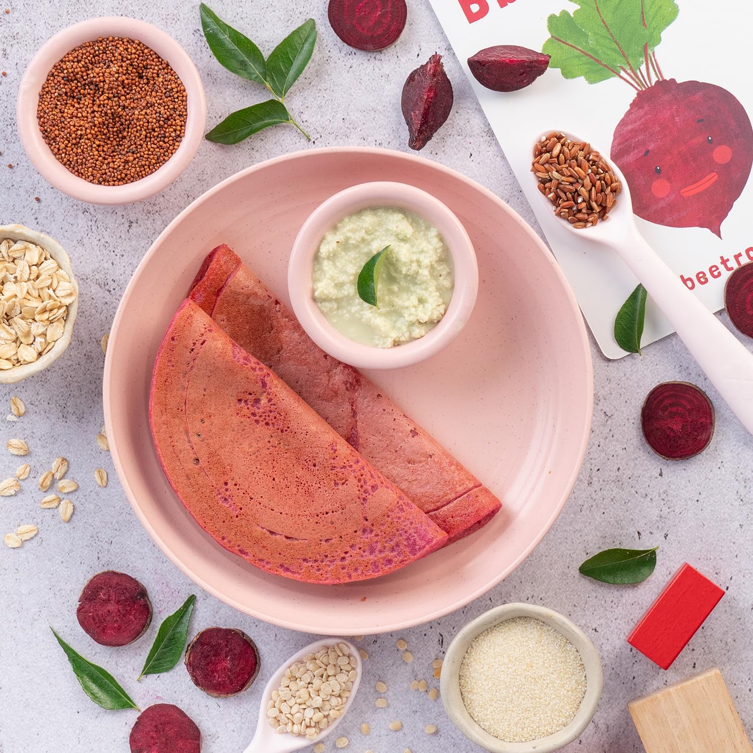 Picture of Slurrp farm millet dosa-beetroot