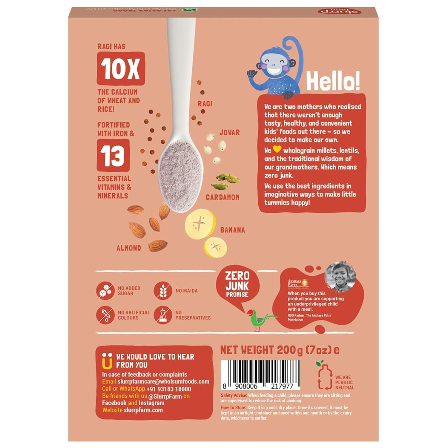 Picture of Slurrp farm cereal for little ones 200gm