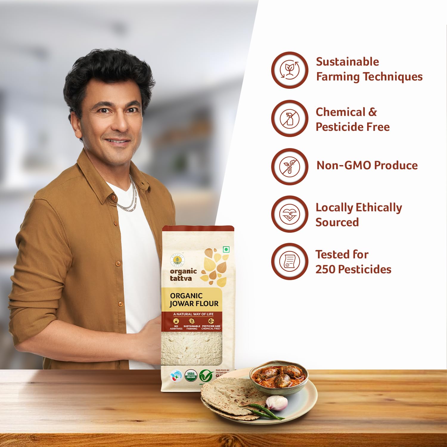 Picture of Organic Tattva Jowar flour 500gm