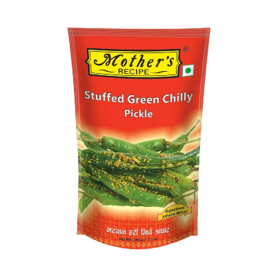 Picture of Mother's recipe  stuffed green chili pickle