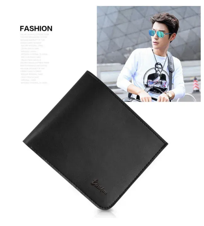 Picture of New 2021 Pure Leather Wallet for Man's- Black (artificial) - Wallet