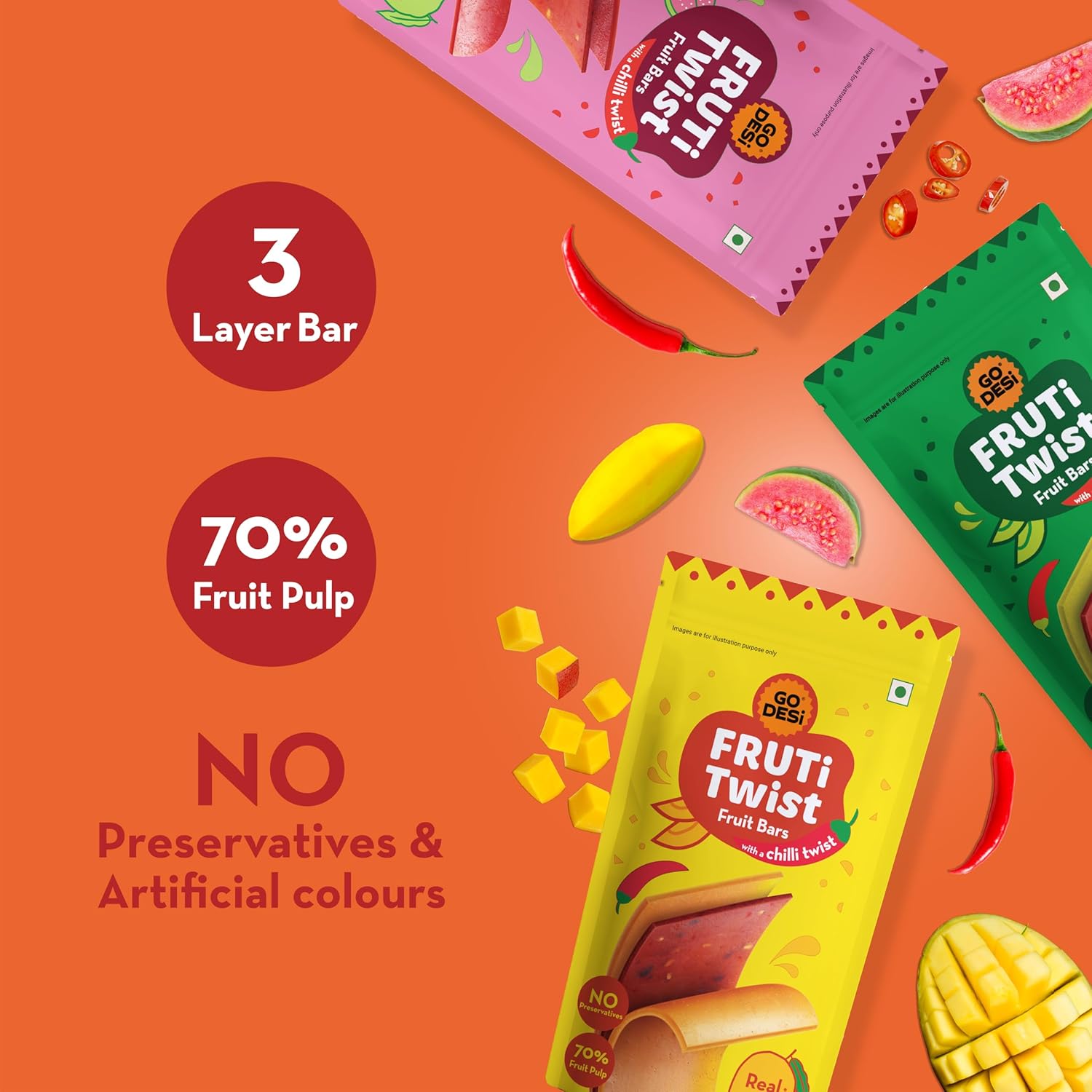 Picture of Go Desi Fruit Bar ( Kaccha Aam)