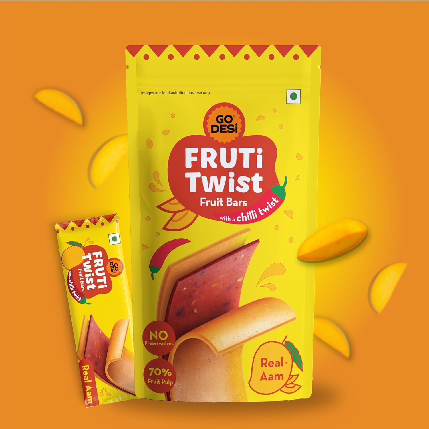 Picture of Go Desi Fruit Bar ( Real Aam)