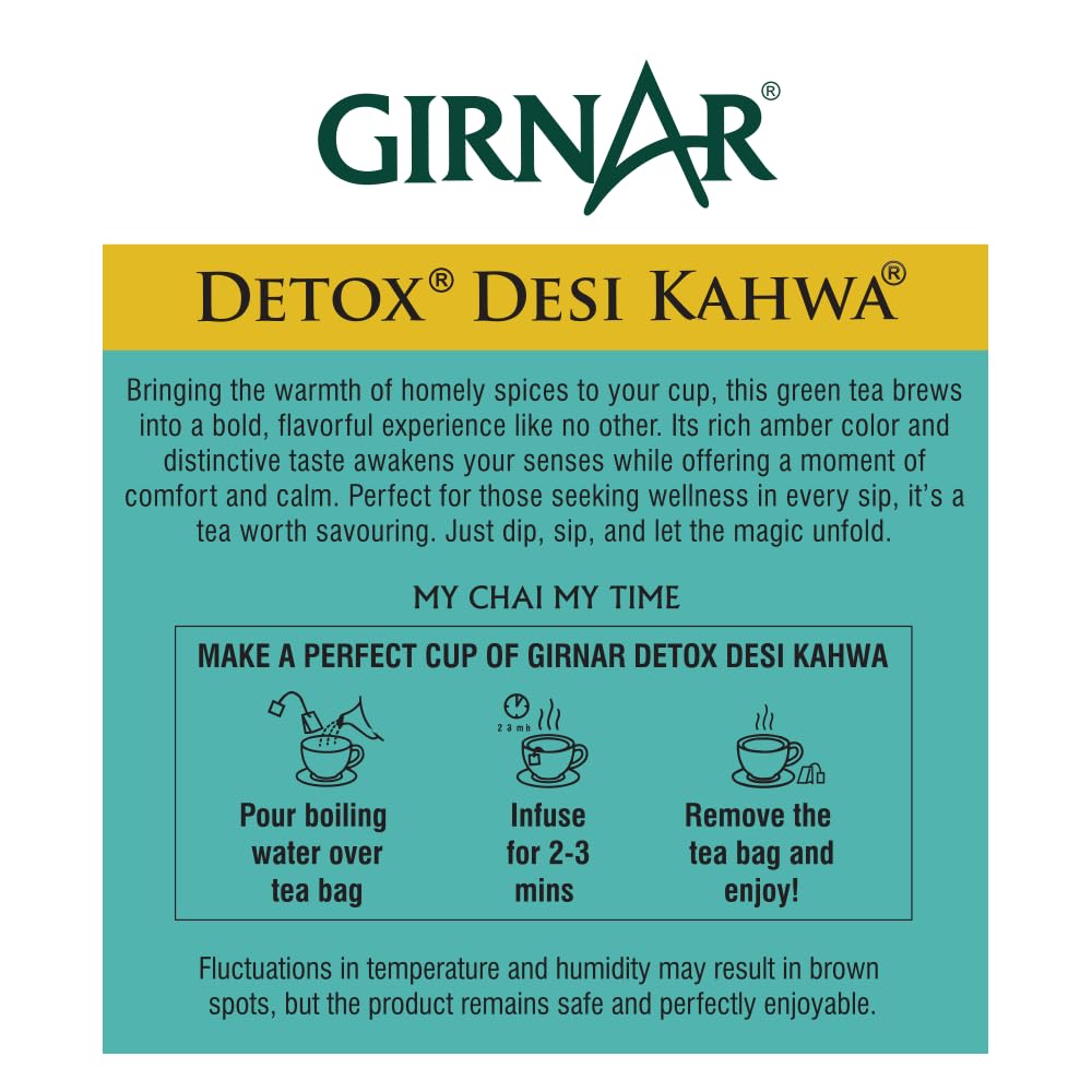 Picture of Girnar  Detox Desi Kahwa Green Tea 