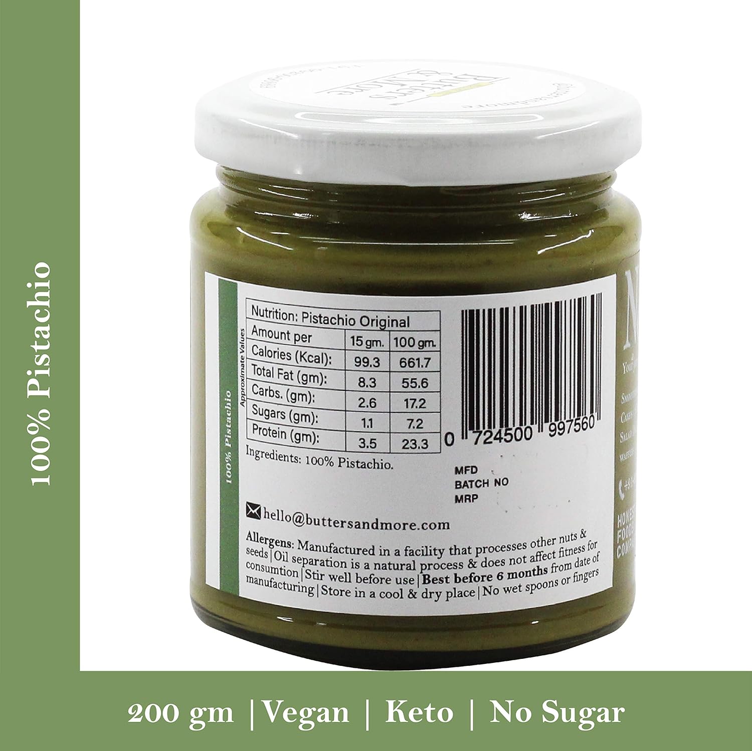 Picture of Butter & More Pistachio Butter