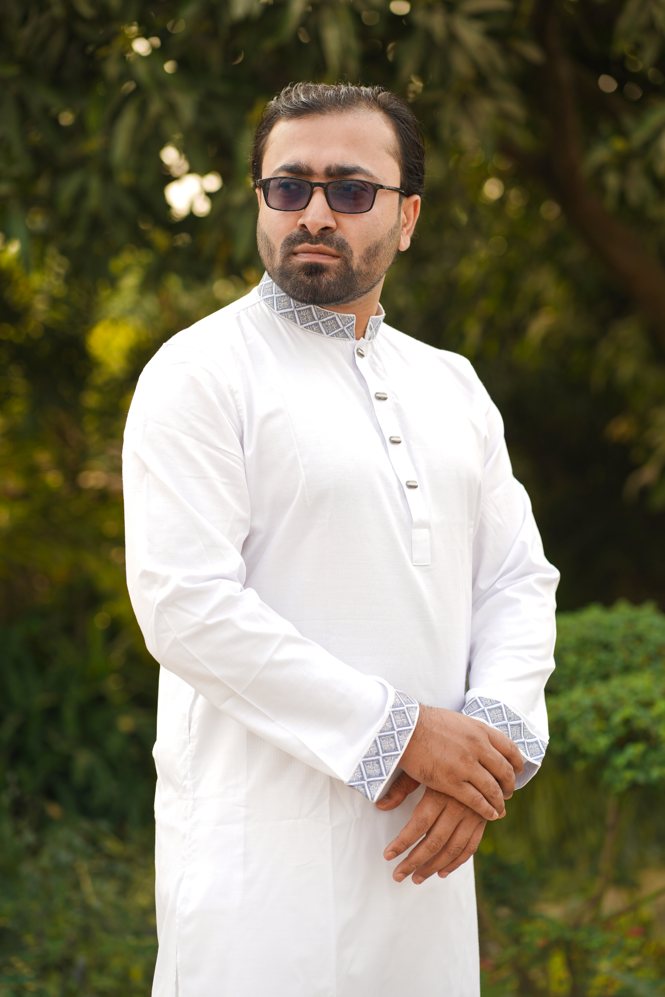 Picture of Classic White Cotton Panjabi