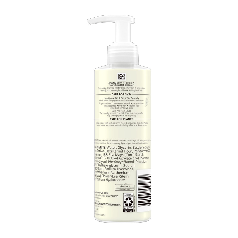 Picture of Aveeno Calm+ Restore Nourishing Oat Cleanser – 232ml