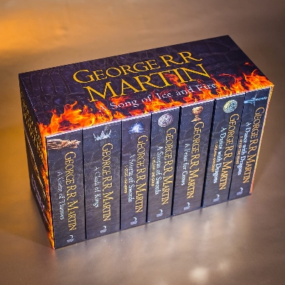 Picture of Upscaled Quality - A GAME OF THRONES 7 VOLUME BOOK BOX SET SONG OF ICE AND FIRE GEORGE R R MARTIN - Innovative Design - Expression of Yourself