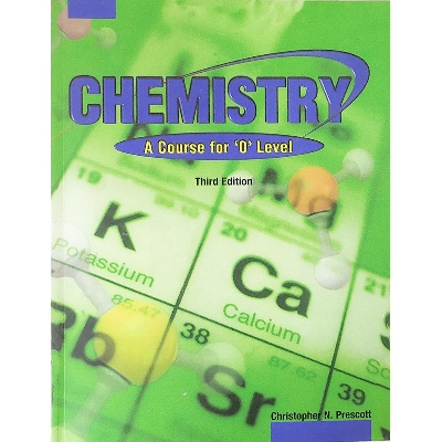 Picture of Chemistry: A Course for 'O' level (Third Edition)- Matt Paper