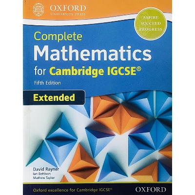 Picture of Complete Mathematics for Cambridge IGCSE® Student Book (Extended) (Core and Extended Mathematics for Cambridge IGCSE)