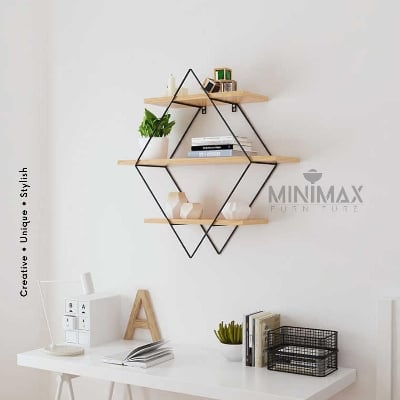 Picture of MiniMax Wall Hanging Decorative Shelf Multicolor