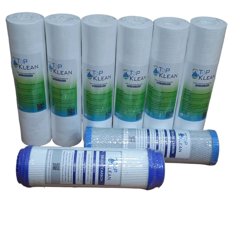 Picture of Sediment Filter PP -6 Pcs, CTO Net Carbon-1 Pcs, UDF Box Carbox-1 Pcs ( Pcs Package) TOP KLEAN