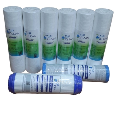 Picture of Sediment Filter PP -6 Pcs, CTO Net Carbon-1 Pcs, UDF Box Carbox-1 Pcs ( Pcs Package) TOP KLEAN
